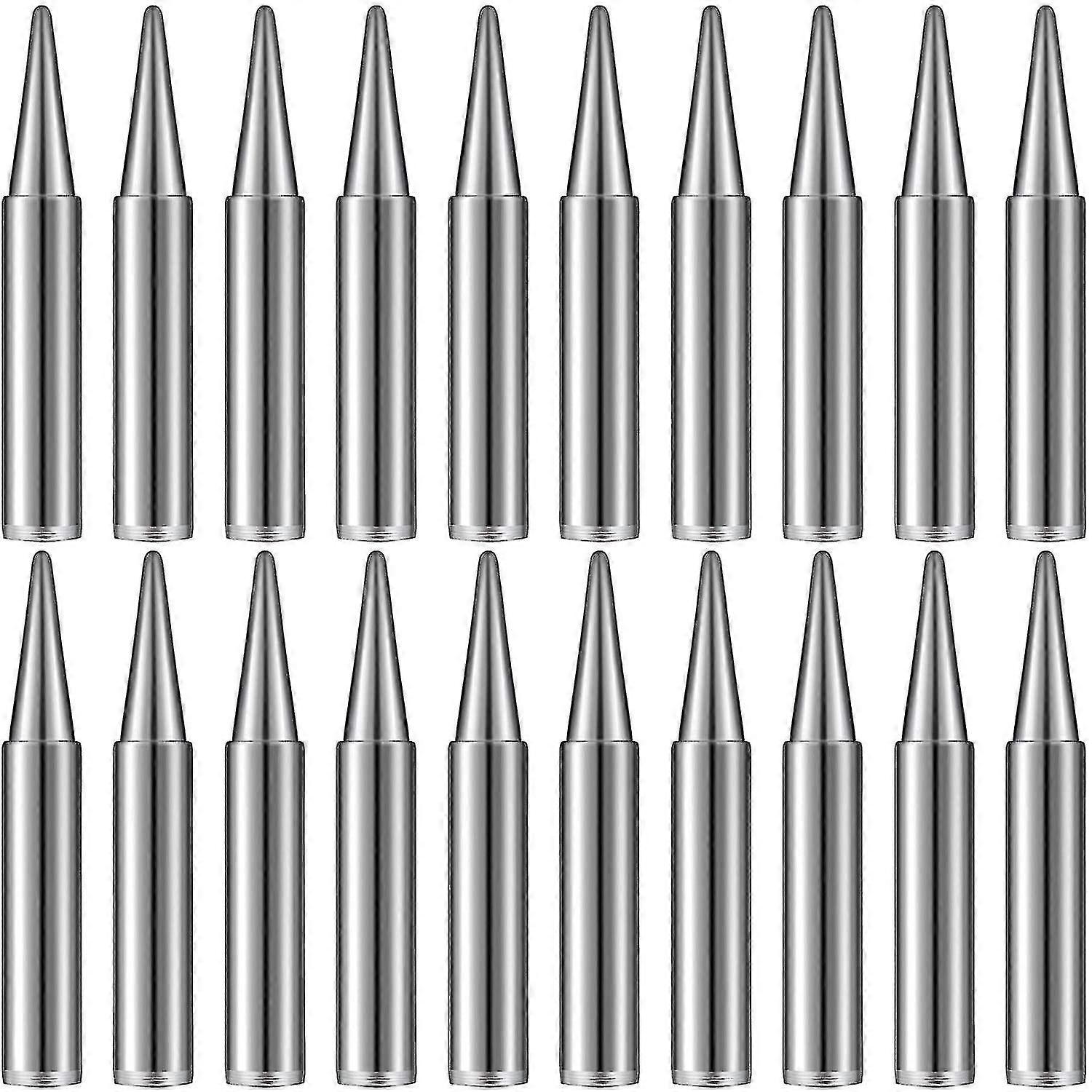 20 Pieces 900m-t-b Replacement Soldering Iron Tips Soldering Iron Tips Replacement Pointed Fine Solder Tips Compatible With Hakko And More Tools