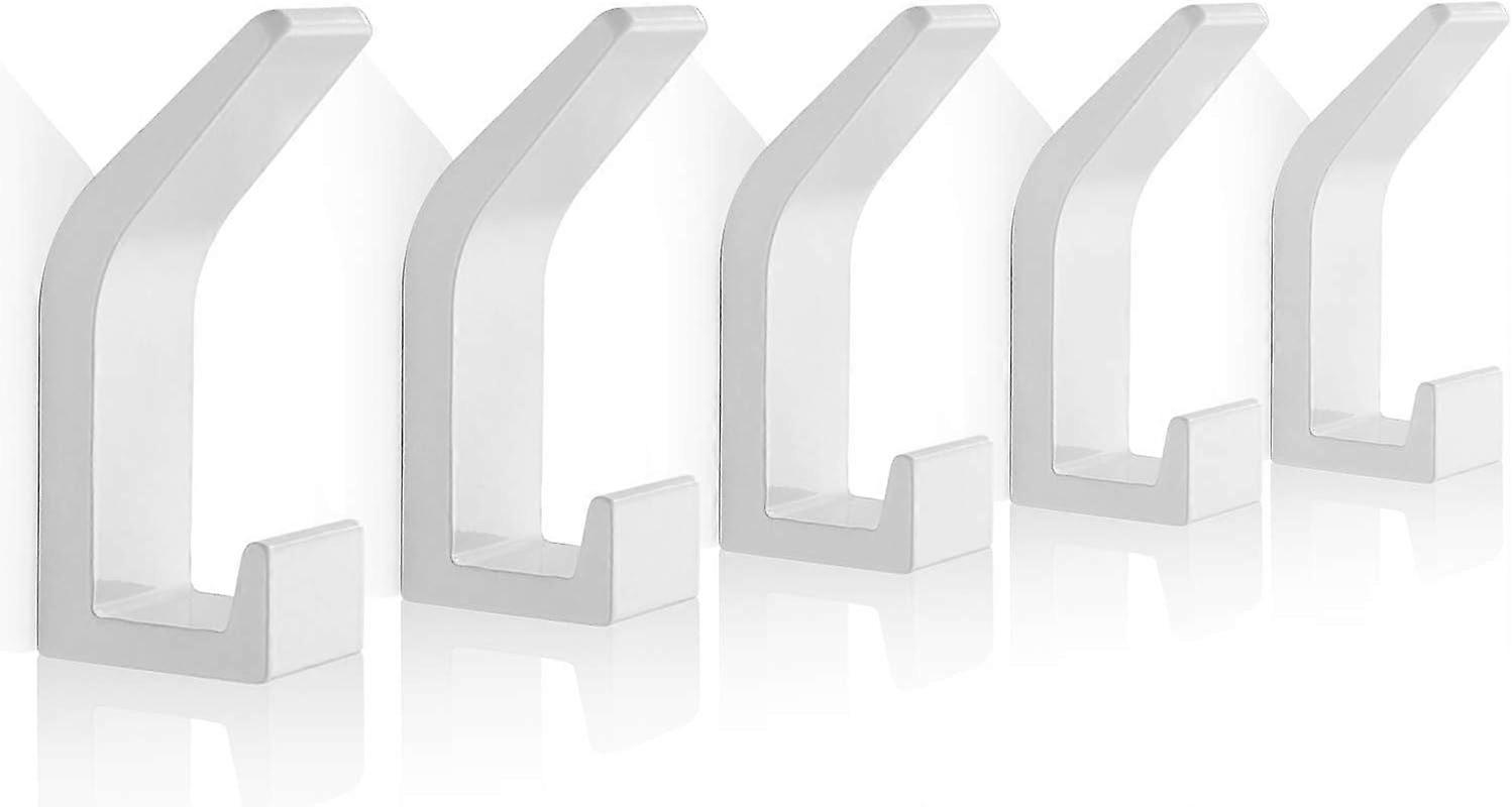 5pcs.Hooks self-adhesive, towel hooks, clothes hooks, wall hooks