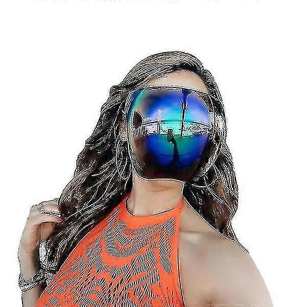 Ansiktsskydd Solglasögon Visir Heltäckande ansiktsskydd Visir Glasögon Ansiktsskydd UV400 Skyddsglasögon