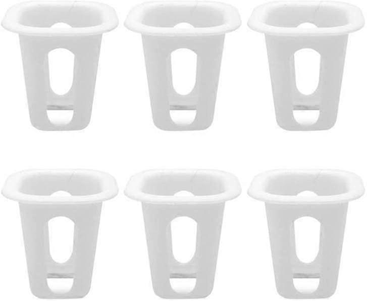 50 Pieces Plastic Garden Net Cups Planting Basket Cup Set Garden Mesh Slotted Nursery Net Pots