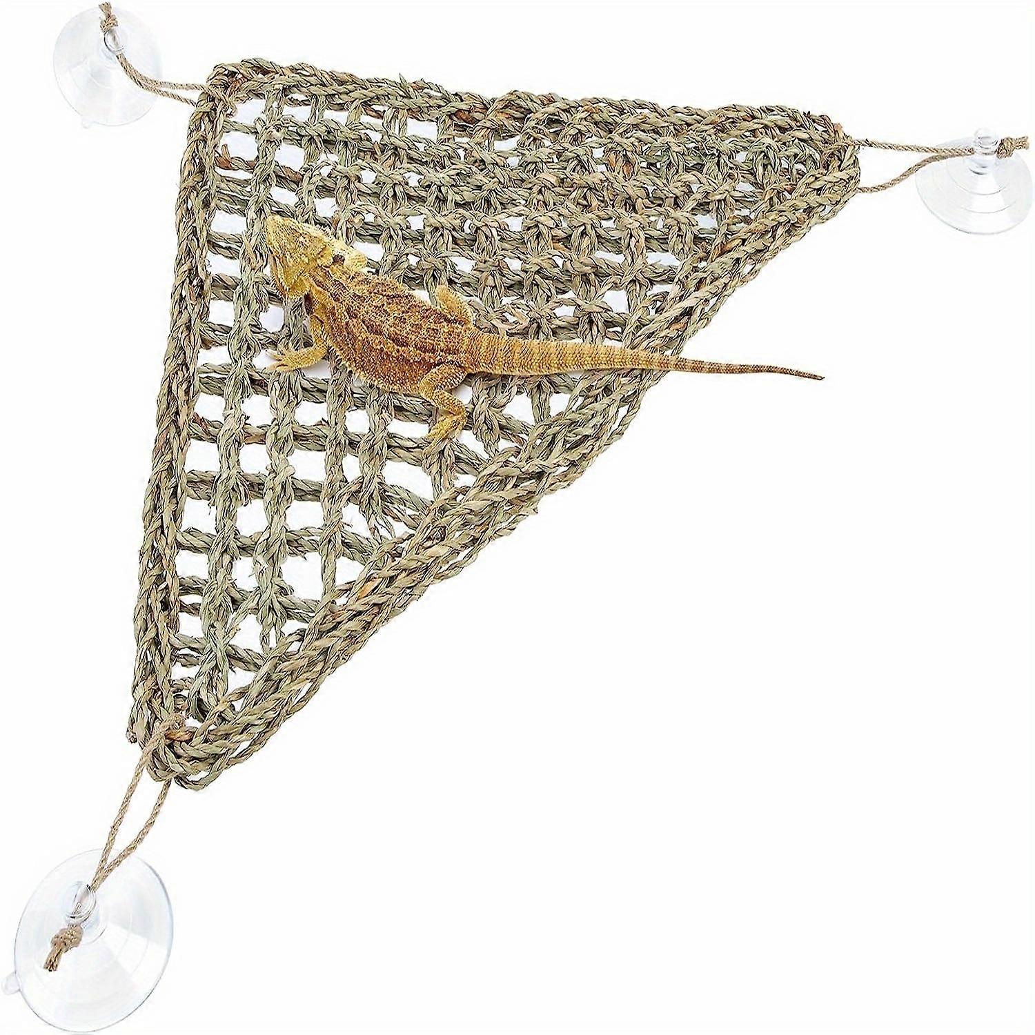 Reptiles Hammock, Large Lizard Lounger, Bearded Dragon Tank Accessories Hanging Reptile Lounger For Chameleon, Lizards