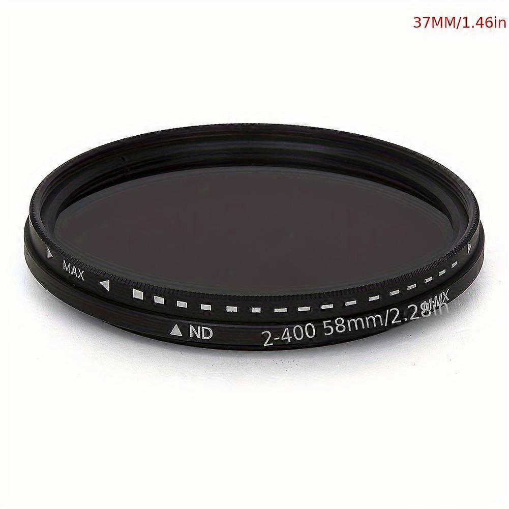 37mm-82mm Lens ND Filter Kit Adjustable ND2 to ND400 Neutral Density for Camera Lens