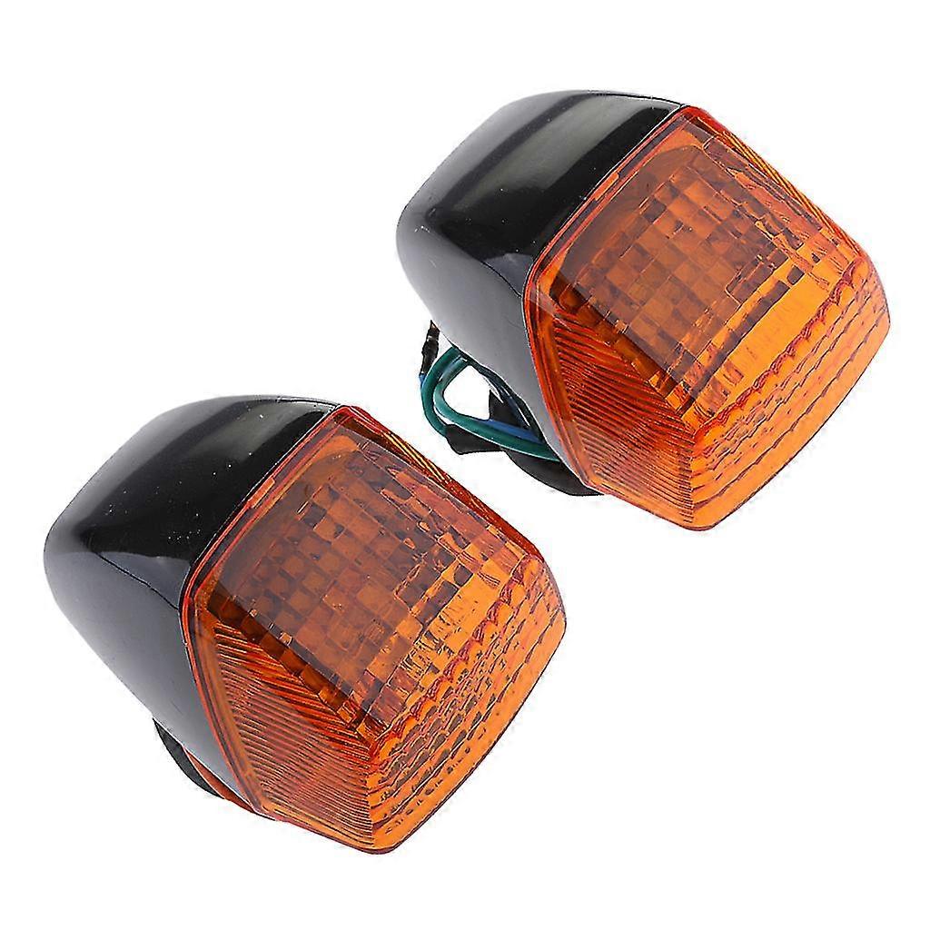 Turn Signal Indicator Light Lamp Bulb Set for Honda Rvf400 Nc35 1994-1998 - Orange (Pack of 2)