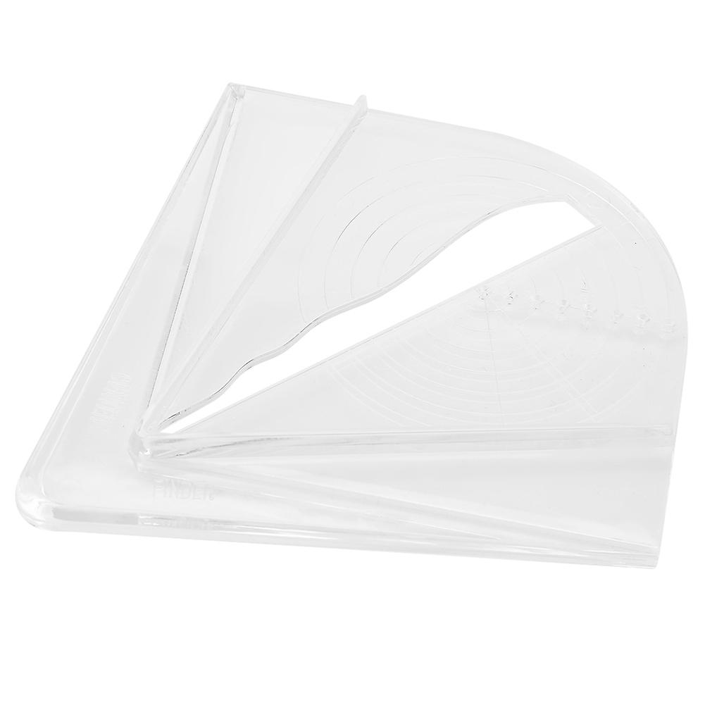 Plastic Center Finder for Woodworking Square Round Octagon Hexagon Tool