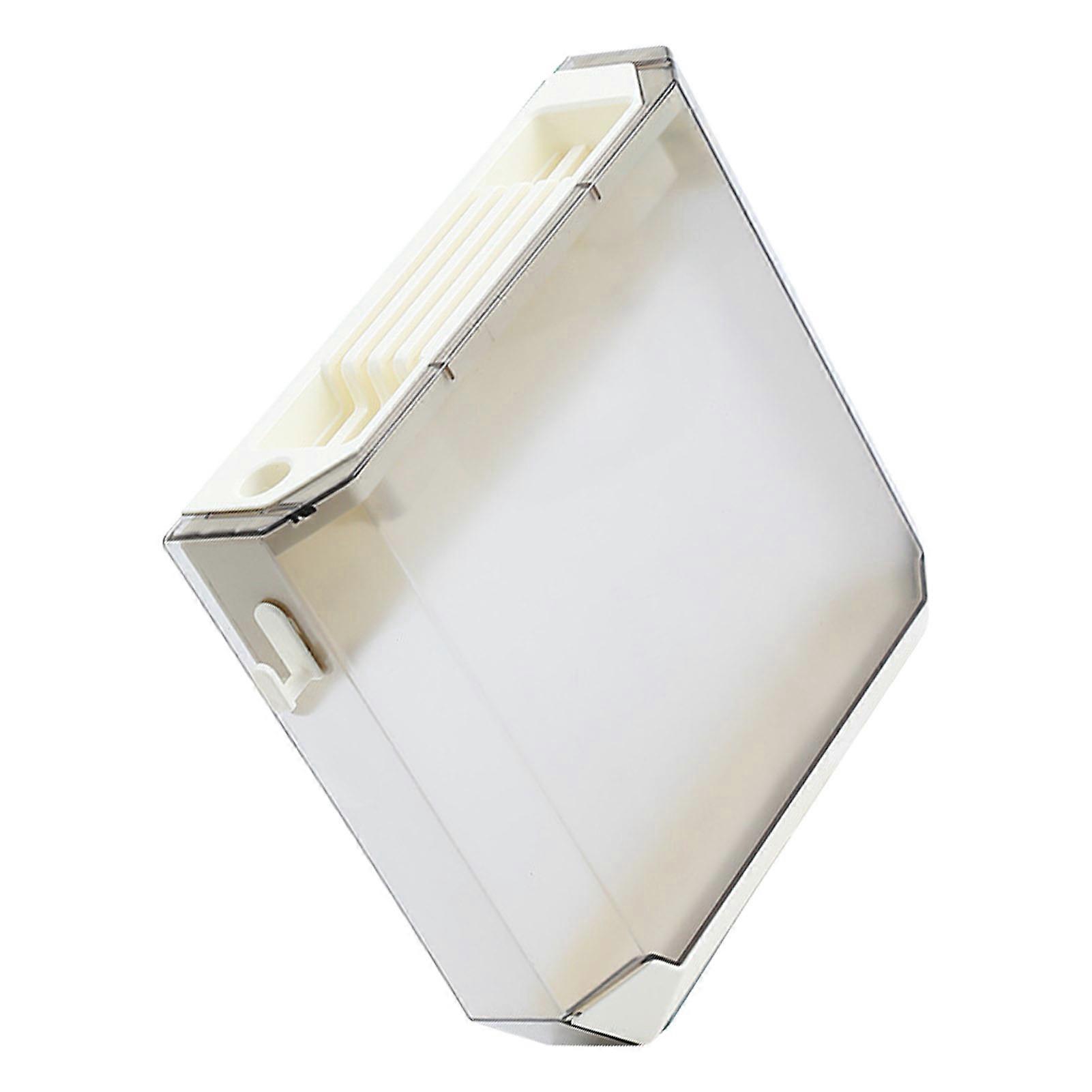 Gray Plastic Wall Mounted Ultrathin Knife Holder Storage Rack for Kitchen