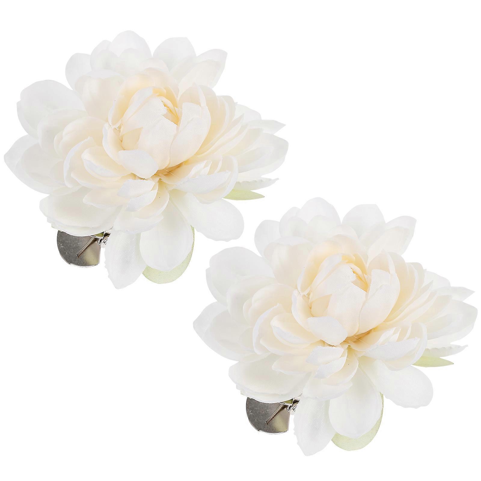 2pcs וילון פרח אבזמים וילון קליפים פרח וילון קשירה פרח