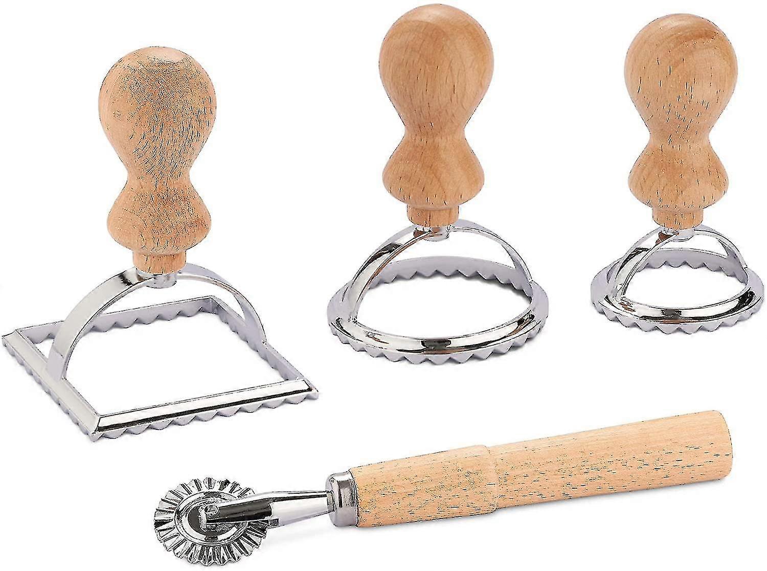 3pcs Pâtes Shape Cutter avec rouleau