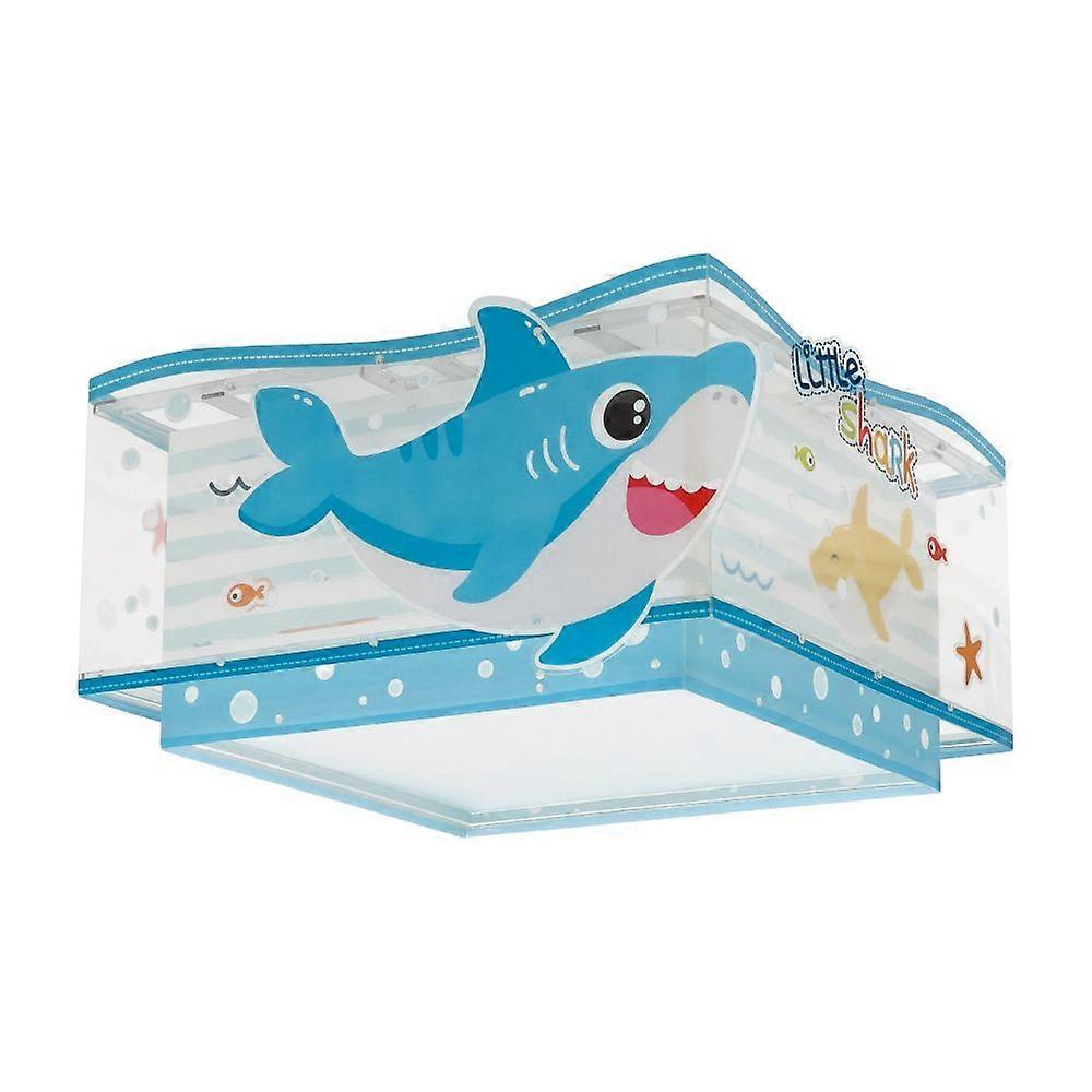 Kinder-Deckenleuchte mit 2 Lichtern Little Shark
