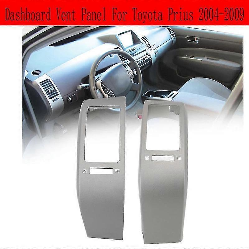 2pcs Front Left +right Dashboard Vent Panel For Prius 2004-2009 Air Conditioner Outlet Frame