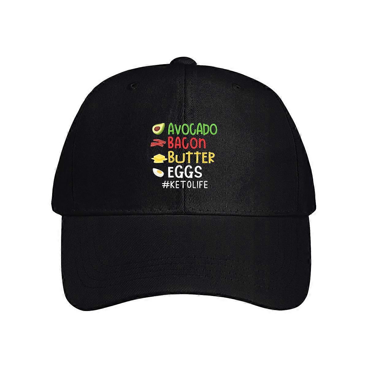 Avocado Bacon Butter Eggs Baseball Cap