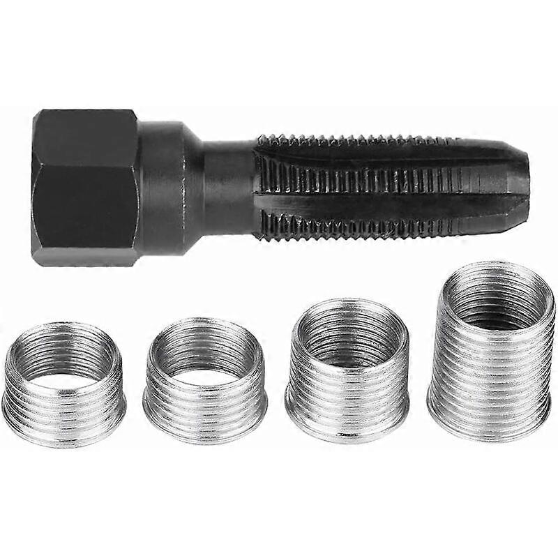 Spark Plug Thread Kit, 5 Pcs 14mm Spark Plug Thread Repair Kit