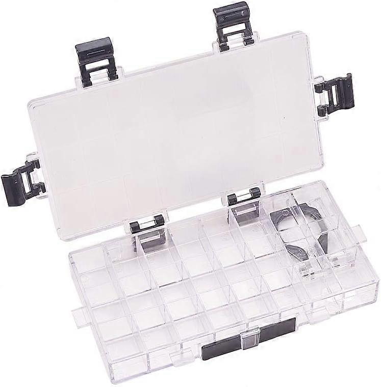 Palette Box, 1-Pack 24-well Empty Sealed Paint Containers