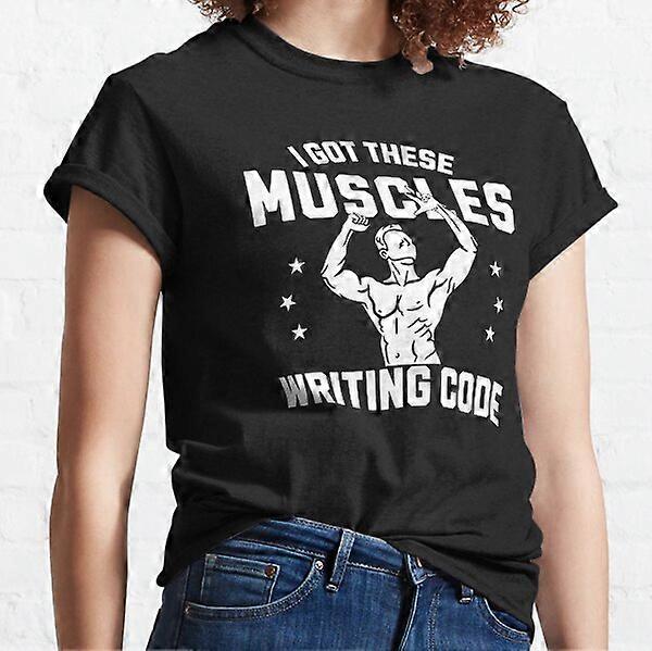 Gym And Writng Code For Developers Or Programmers Classic T-Shirt-RK42823