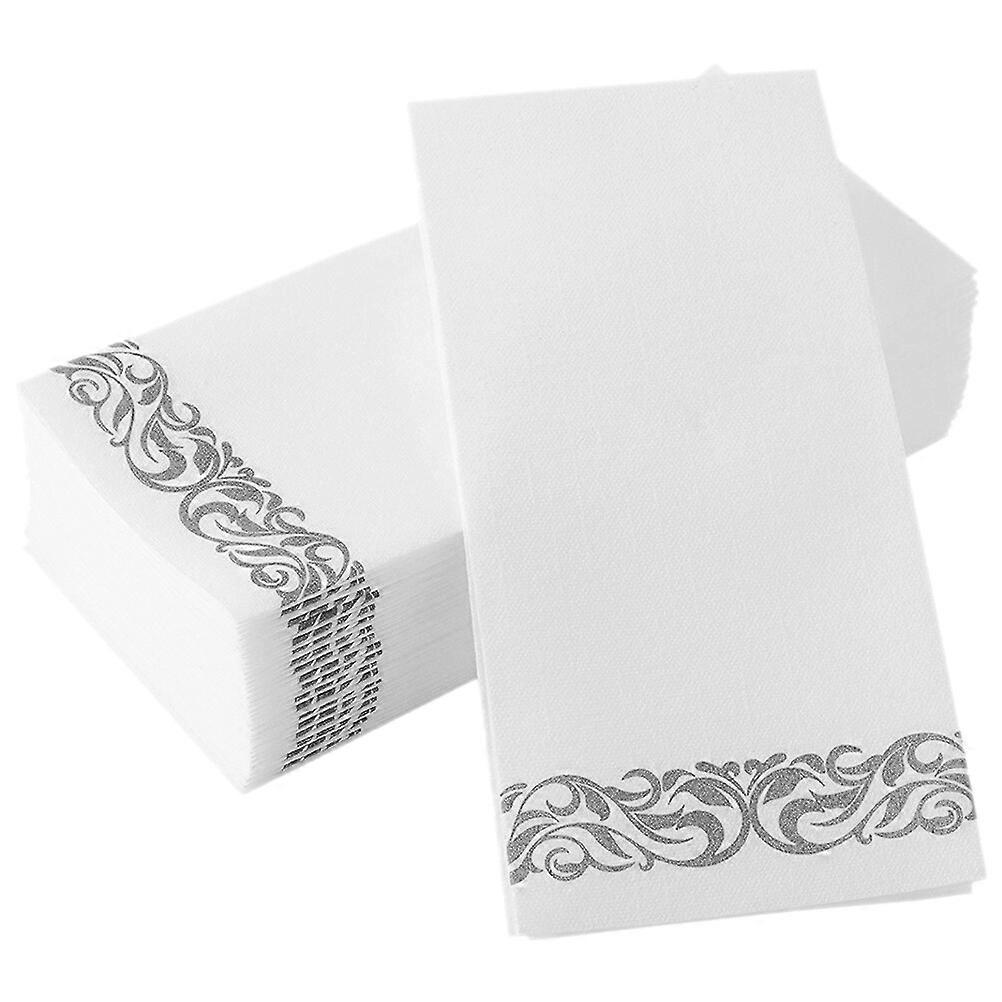 25 Pcs Serviettes Jetables Mouchoirs Hôtel Serviettes Pliable Serviette De Table De Fête Serviettes De Banquet Serviettes