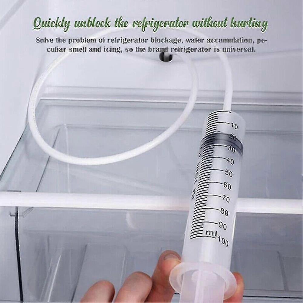 Refrigerator Fridge Drain Hole Clog Remover Set Cleaning Too + Kit - MXBC