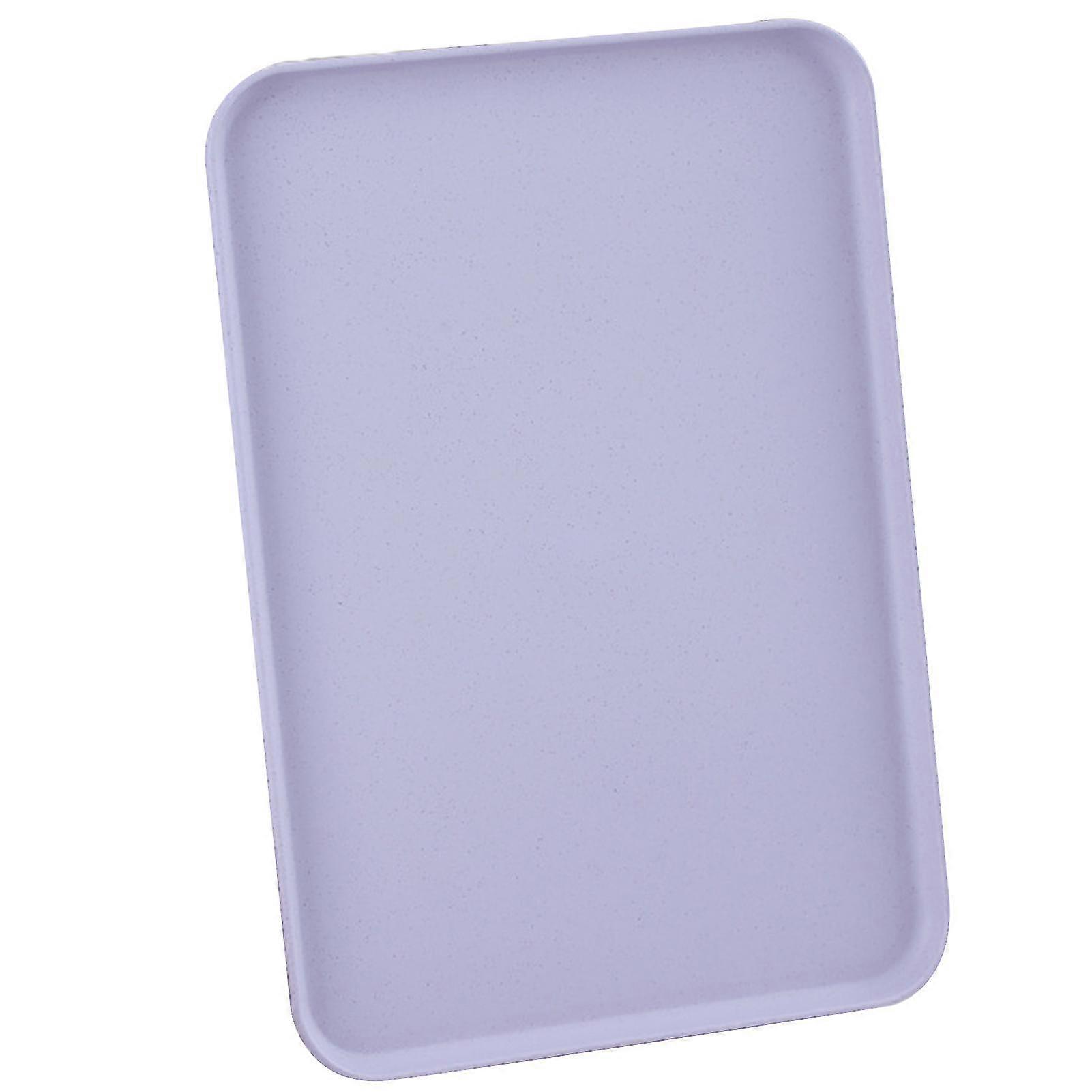 Serving Tray Multi-function Delicate Nordic Style Decorative Rectangular Plastic Tray For Home-MXBC