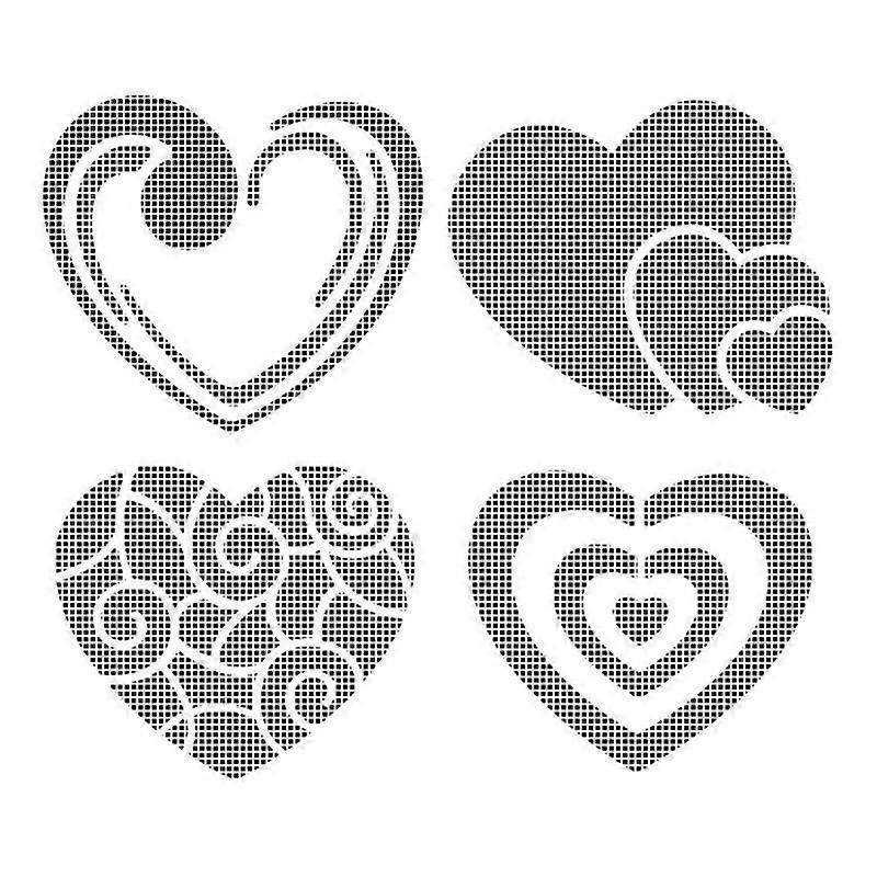 Heart DIY Layering Stencil for Scrapbooking Stamping Album Embossing Paper Card