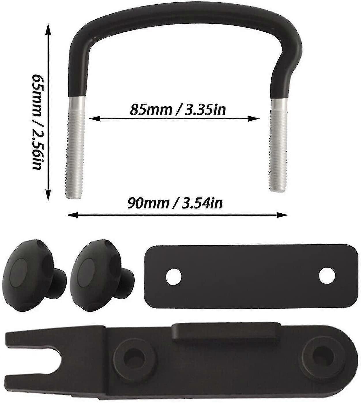 Dachträger Klemmen Set - Metall U-Halterungen Mit Sicherungsmuttern | Für Dachboxen & Fahrradträger