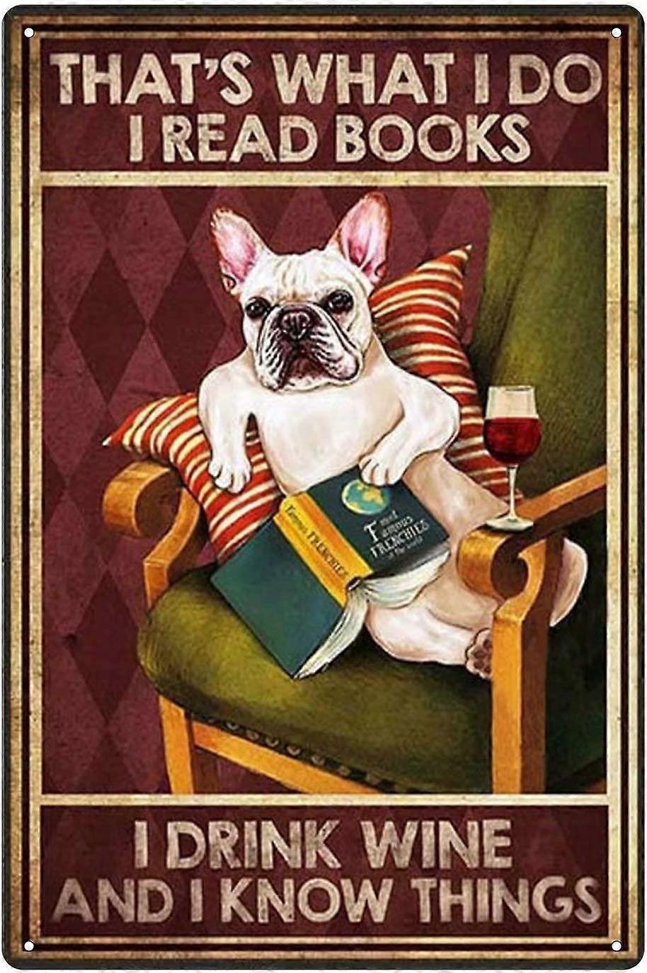 犬の錫看板バーパブダイナーカフェの壁の装飾家の装飾アートメタルポスターレトロビンテージ8x12インチ