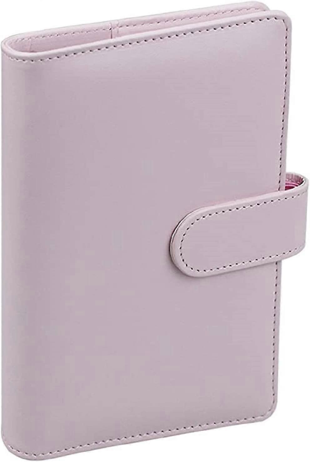 2023 - A6 PU Leather Notebook 6 Round Ring Binder Cover, for A6 Filler Paper(Inner Paper Not Included)