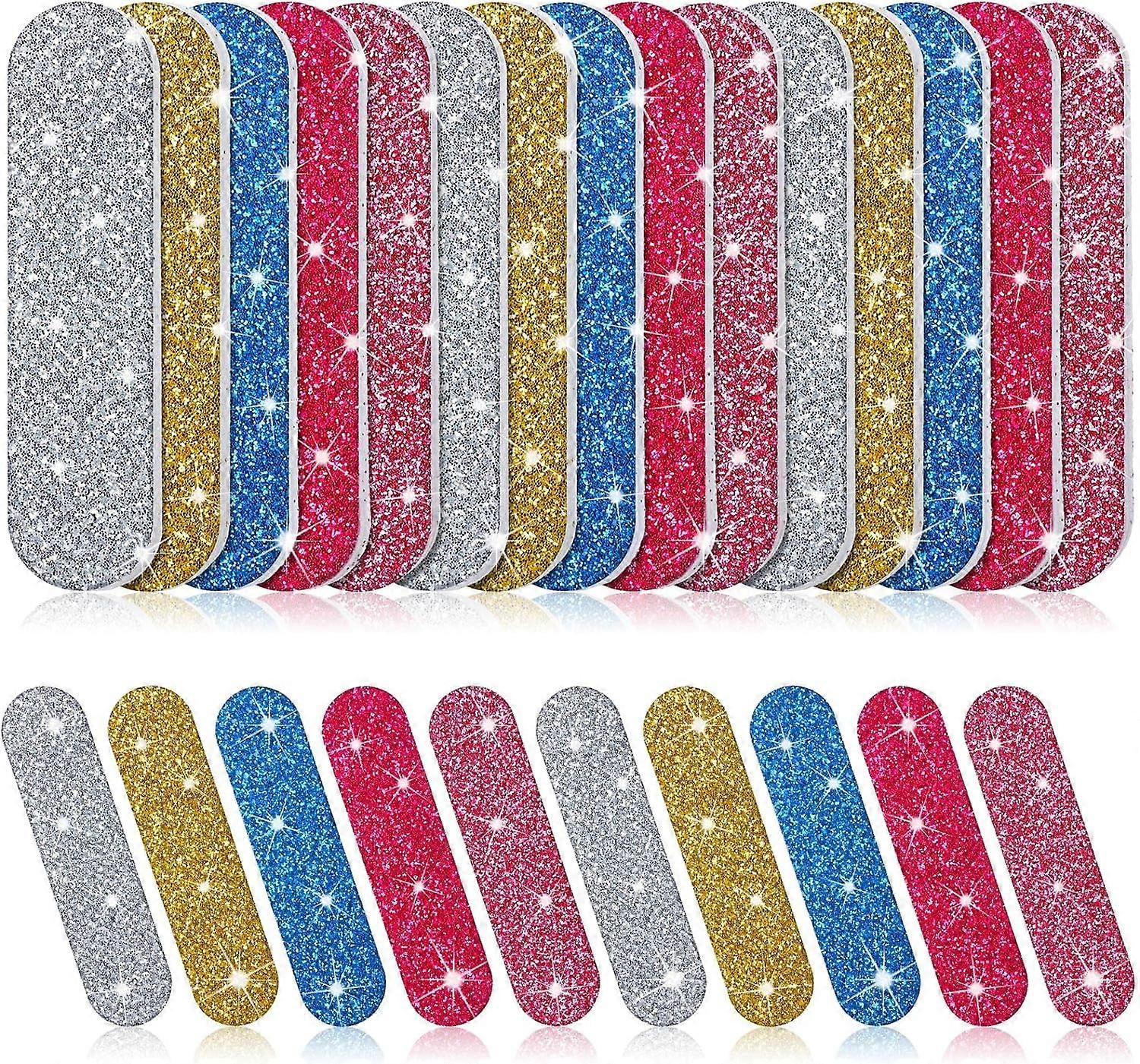 100 Pack Nail Files Double Sided Emery Boards Manicure Tools (Classic Style)