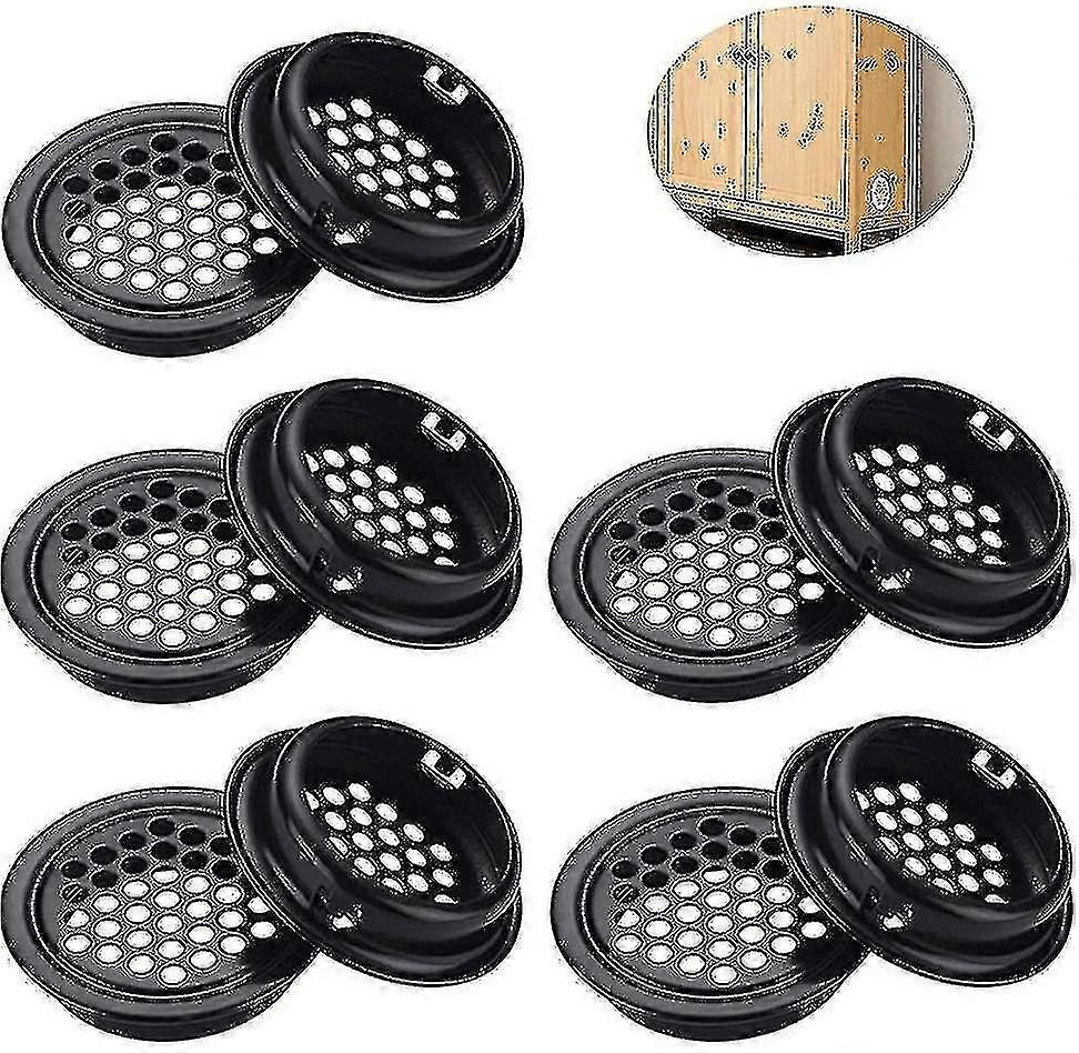 10 Pcs Round Stainless Steel Ventilation Grille