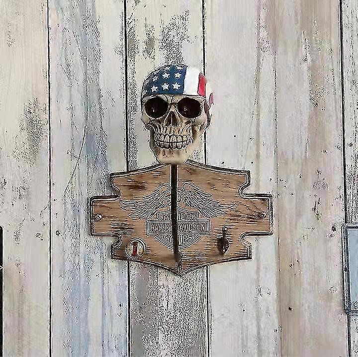 Personalized Trend Skull Shaped Helmet Rack Wall Decoration