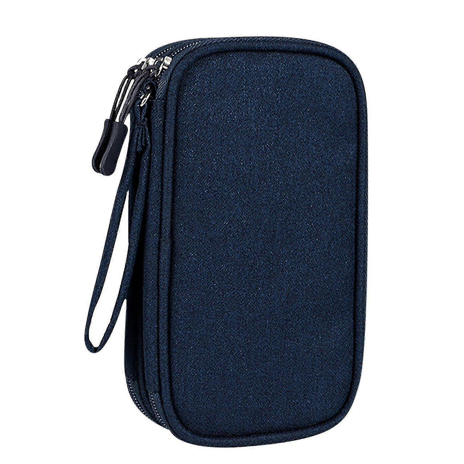 Power Hard Disk Protective Sleeve Charging Treasure U Disk Shield Headset Data Cable Digital Accessories Storage Bag Multi-layer Protective Sleeve