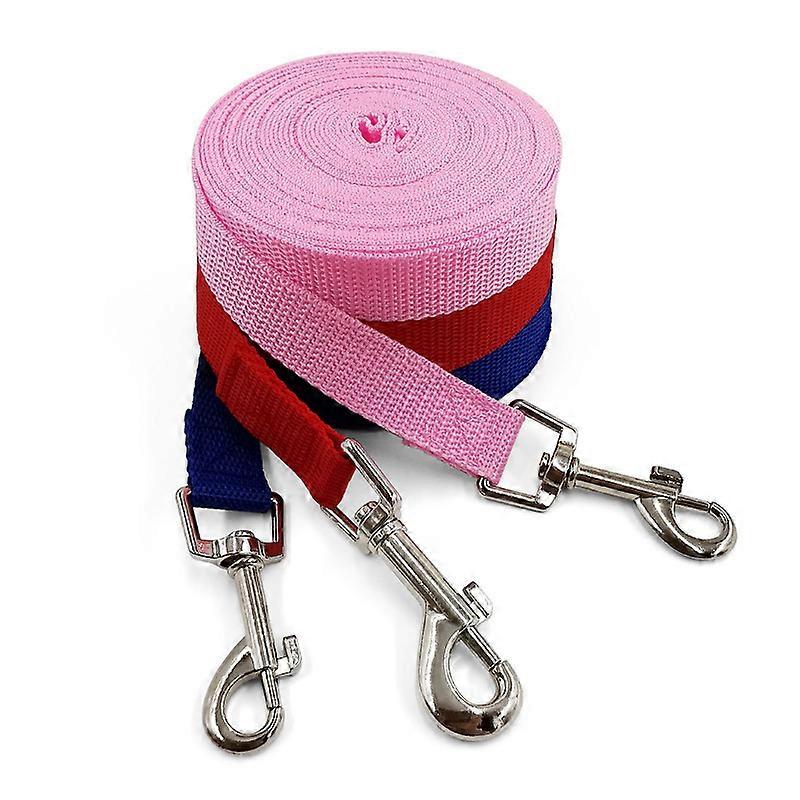 Nylon Pet Dog Lead Leash, 2cm*1.13 Meter 2pce
