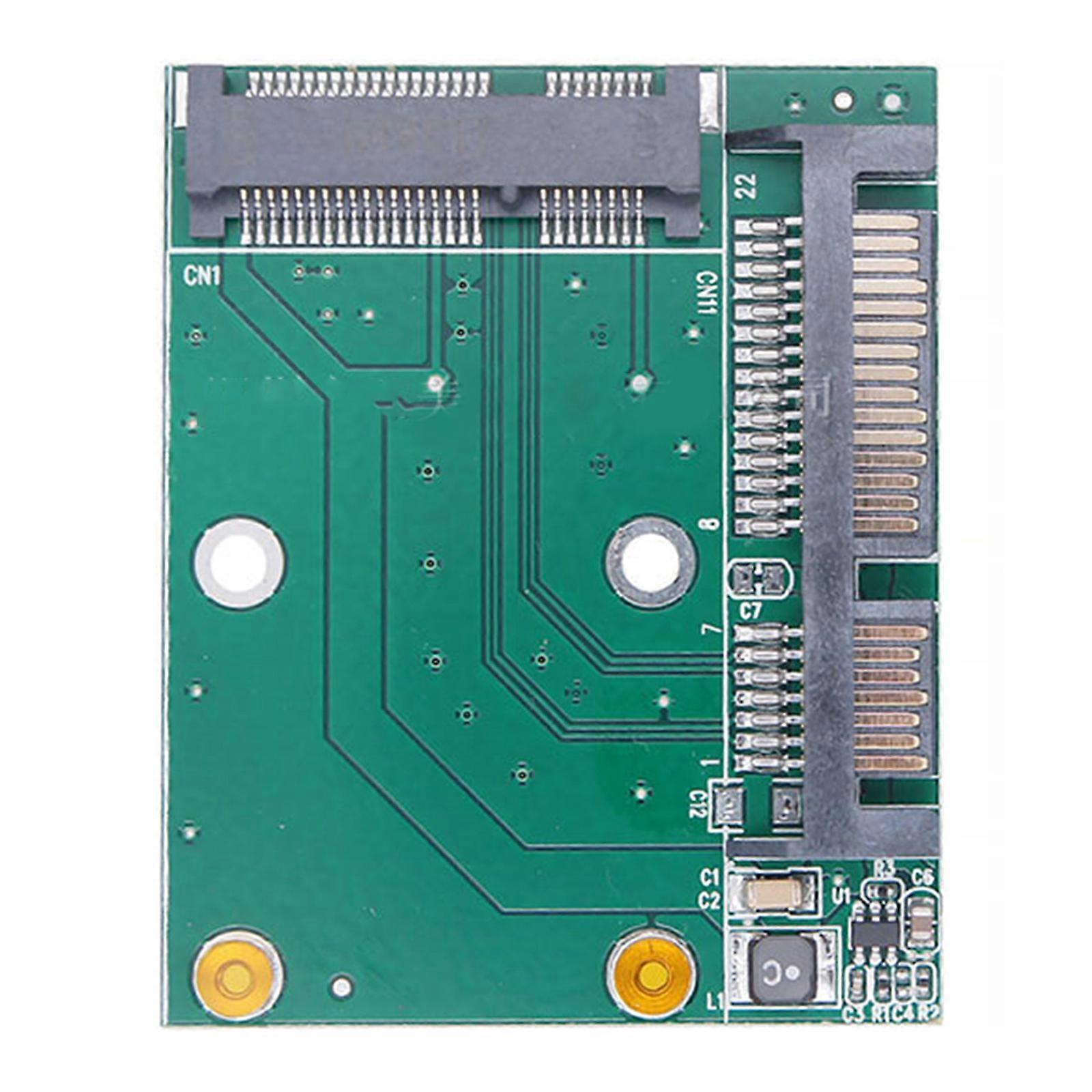 6Gbps mSATA Mini PCIE SSD to 2.5'' Sata 6.0Gbps Adapter Converter Module
