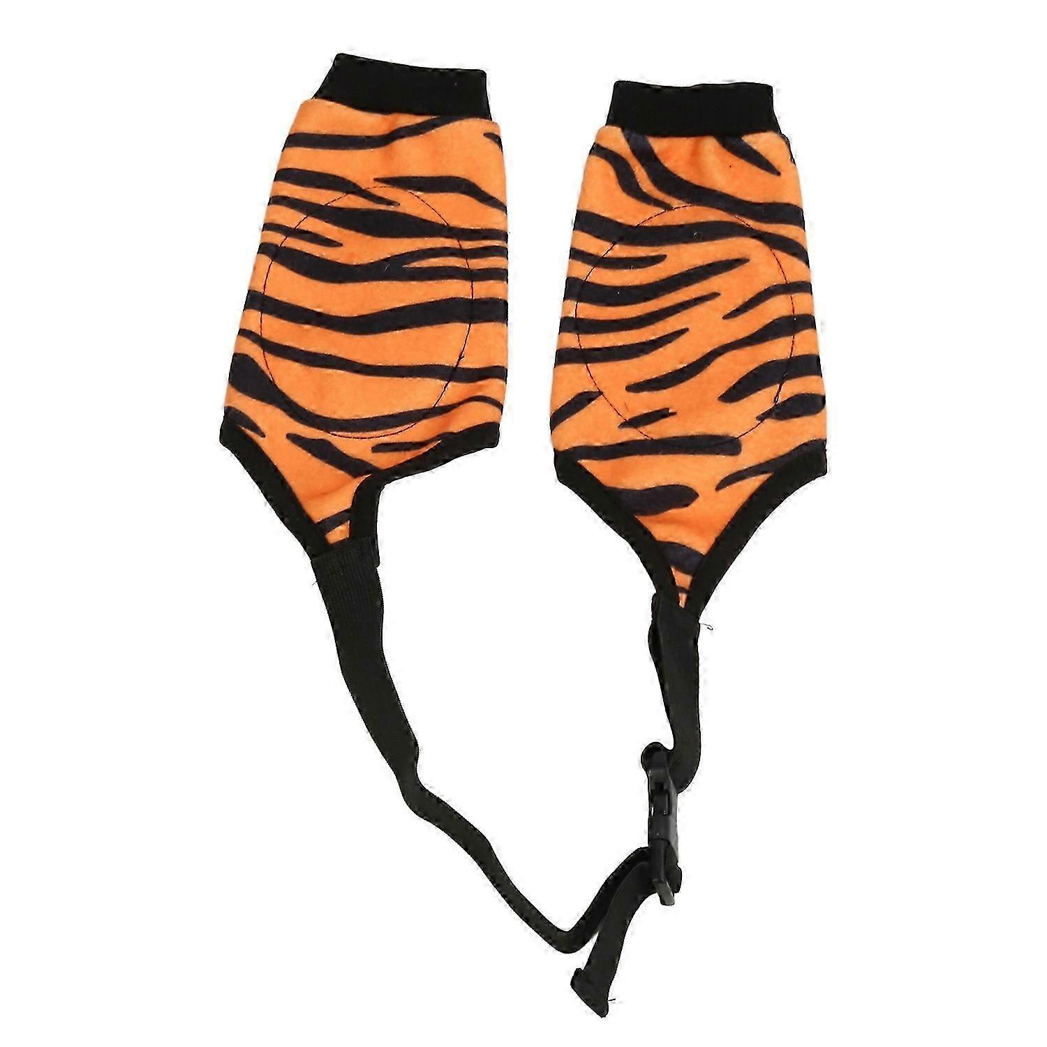 Dog Recovery Sleeves Tiger Style Soft Elastic Breathable Prevent Licking Dog Front Legs Sleeve for P