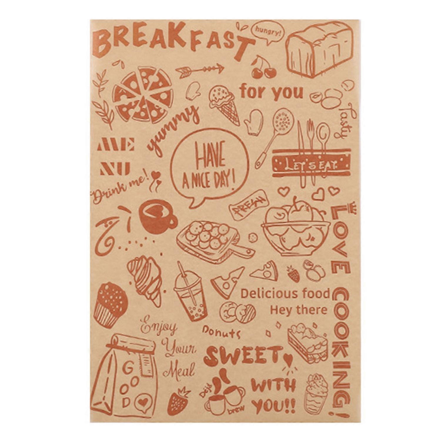 1 Roll Baking Cooking Paper Food Packaging Heat Resistant Eco-Friendly Fryer Safe Non-Stick Baking