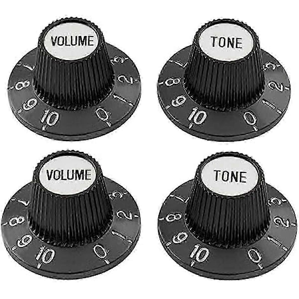 Witch Hat Knobs Top Hat Knobs Tone Volume Control Knobs for Electric Guitar Bass Amplifier Effect P