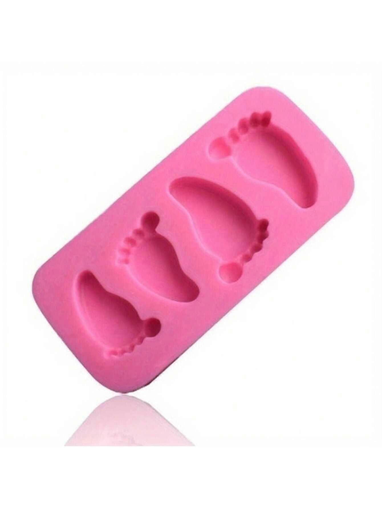 1 ~ 3 قطع قالب سيليكون أقدام صغيرة ، قالب سيليكون ، قالب يدوي من الطين الناعم ، لوازم الأدوات الصغيرة