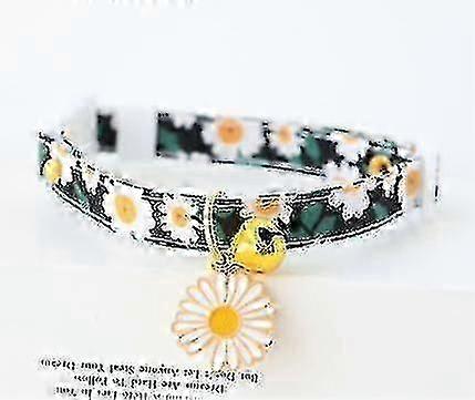 Cat Collars, Breakaway Cat Collars With Cute Daisy Pendants Adjable