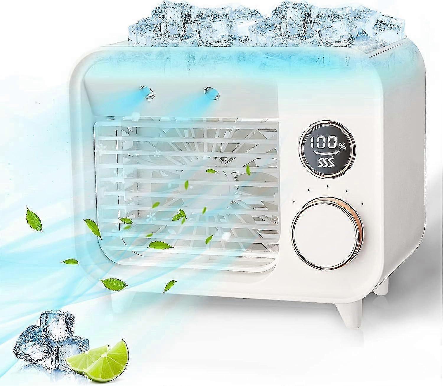 Mini Personal USB Air Conditioner with 3 Speeds