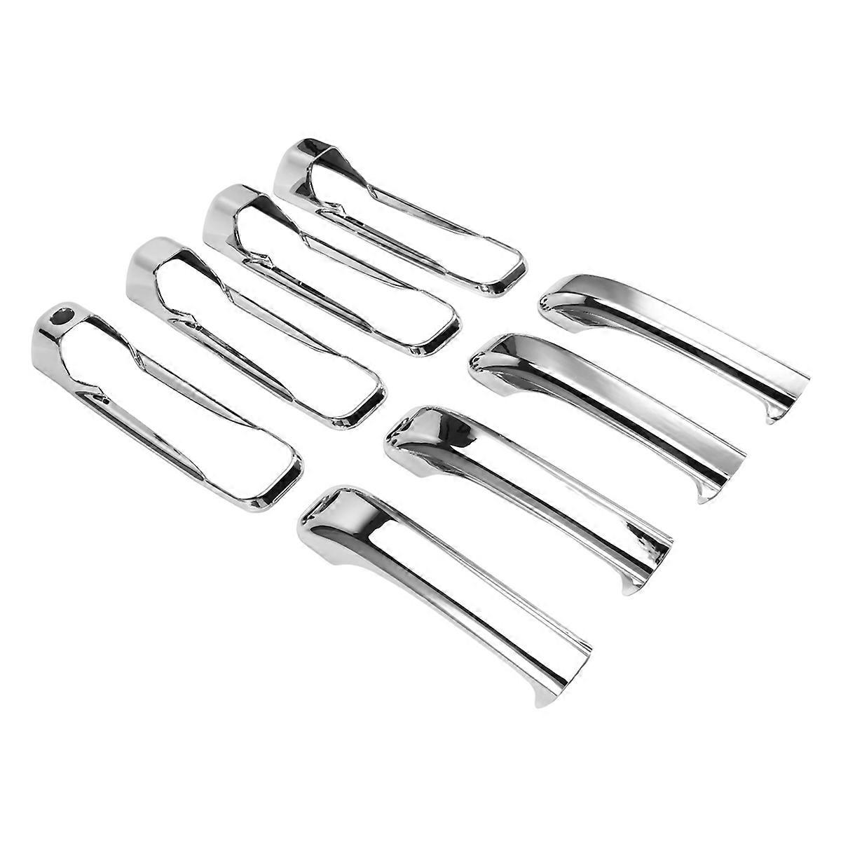 Car Door Handle Cover Exterior Door Handle Trim for Ram 1500 2017-2010 Chrome
