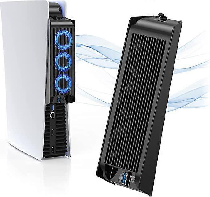 Cooling Fan for PS5 with LED, host radiator Heat dissipation USB