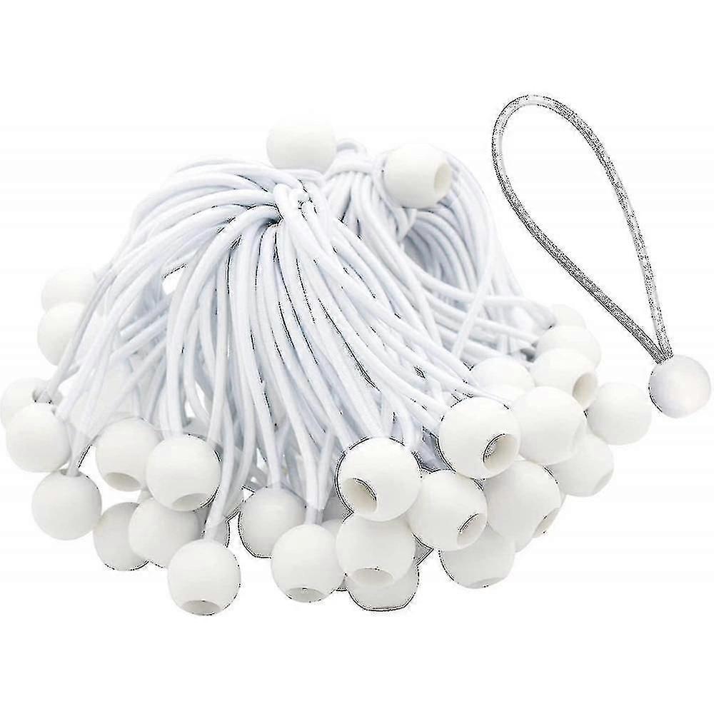 50 حزمة حبال بنجي مشبك طويل للسرادق والخيام واللافتات والأقمشة KvA CTC