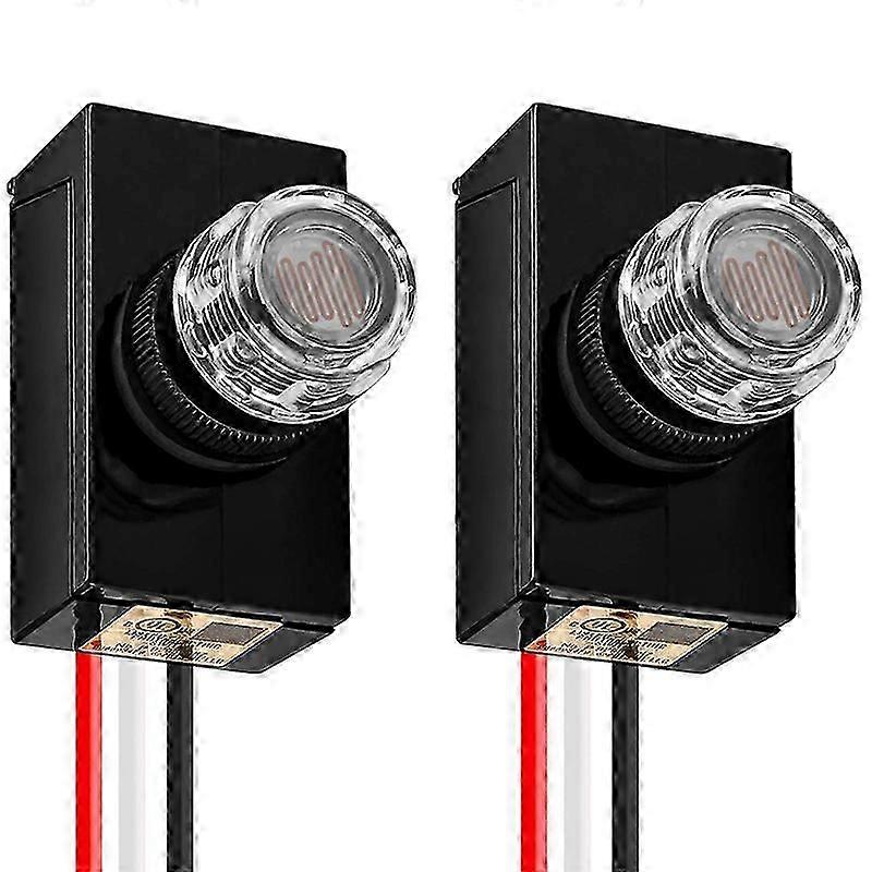 Interruptor fotoelétrico automático crepúsculo para sensor fotoelétrico, adequado para a maioria dos L exteriores com fio