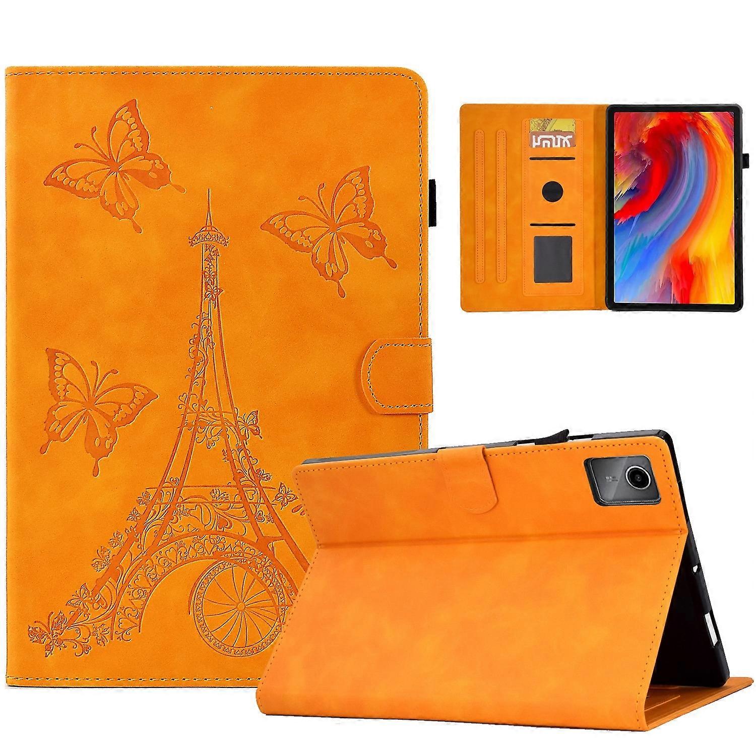 Tower Embossed Leather Smart Tablet Case