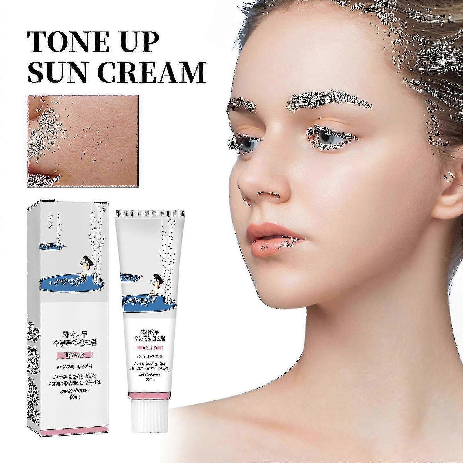 1pc Jaysuing Isolation Sunscreen Protects Against Uv Rays Refreshing Moisturizing Non-greasy Whitening Skin Isolation Sunscreen |