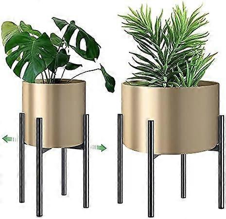 Estante metálico para macetas