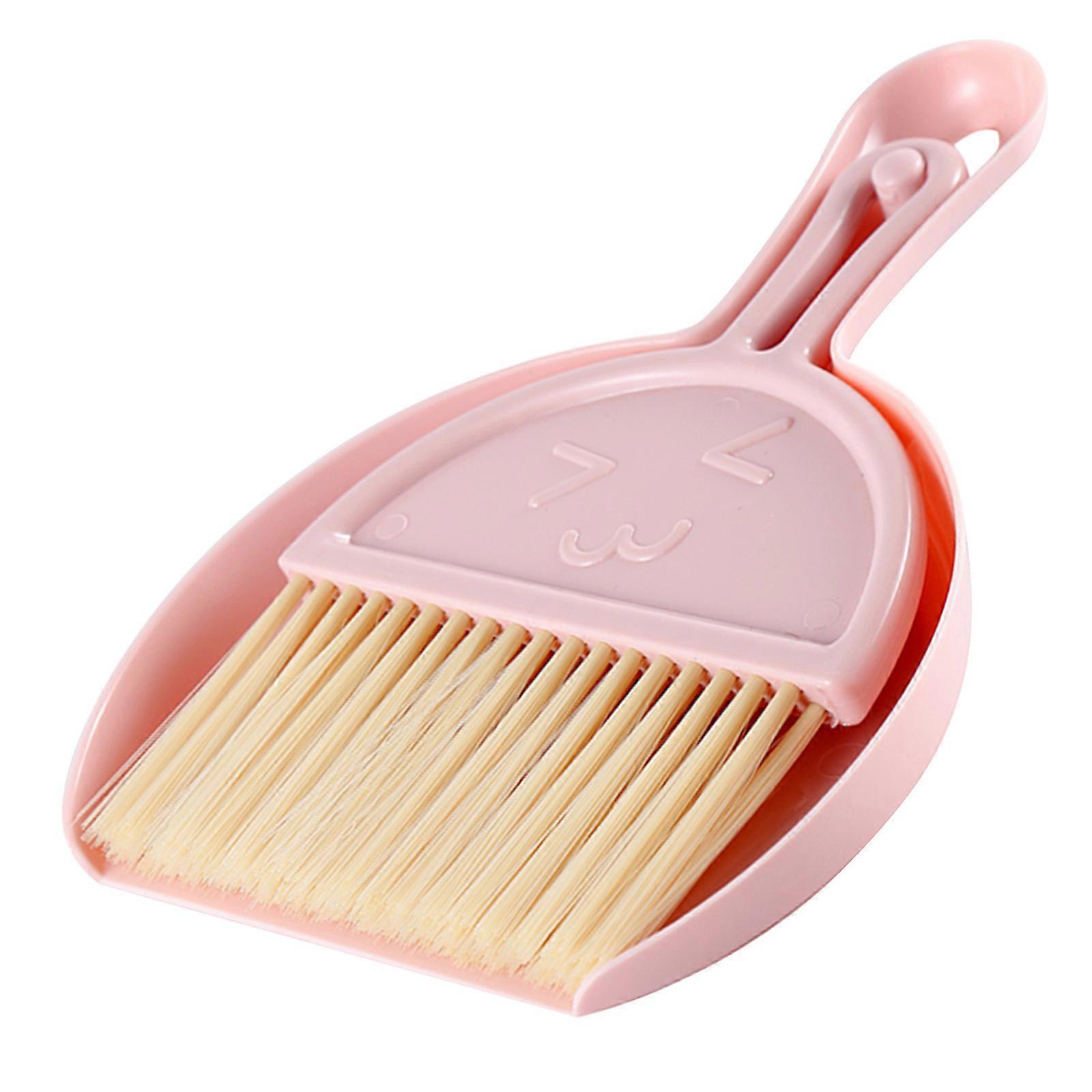 Desktop Mini Sweeping Cleaning Brush, Dustpan Set for Small Spaces & Easy Cleanup