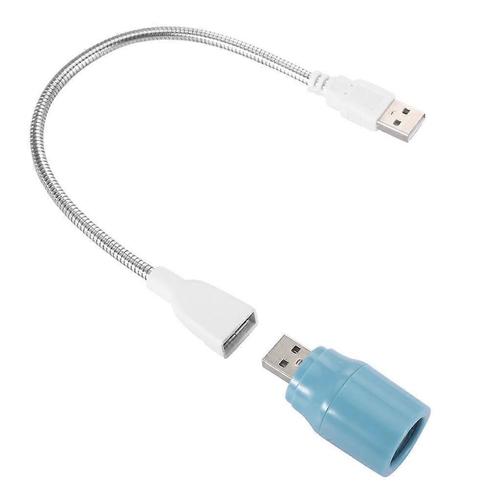 5V 1W Mini Plastic USB LED Desk Lamp Light for Study, Reading, Office, Portable, Energy-Efficient, White