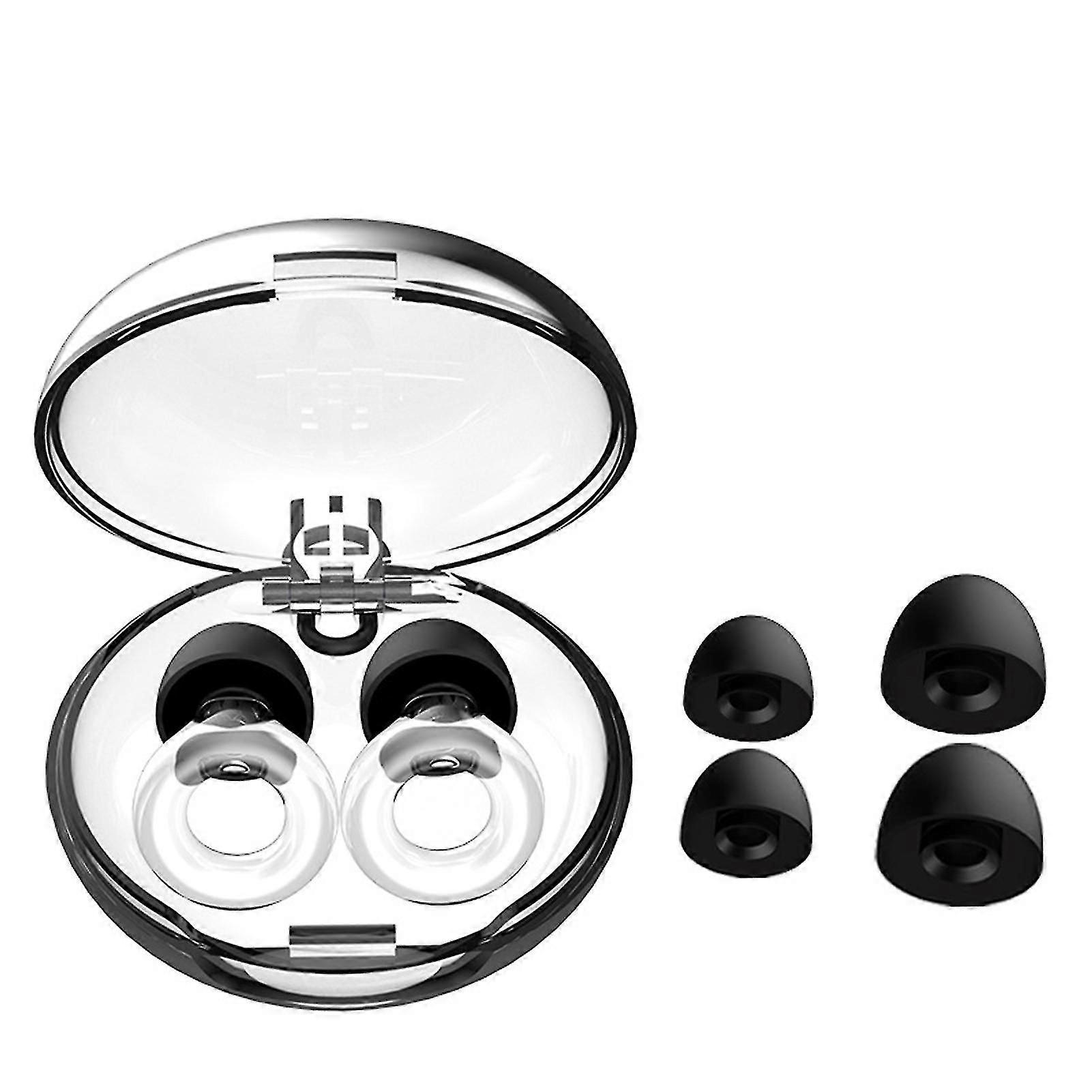 Silicone Plating Earplugs Noise Reduction Soundproof Peaceful Sleep Ergonomic Design Comcompatibletable Wearing Earplugs
