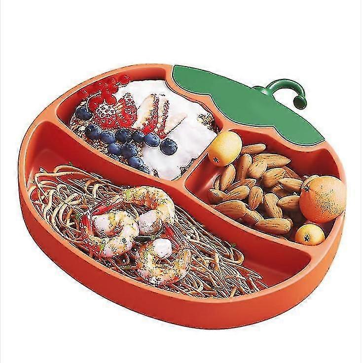Kleinkinderteller mit Absaugung Lebensmittelqualität Silikon geteilte Platten Bpa frei