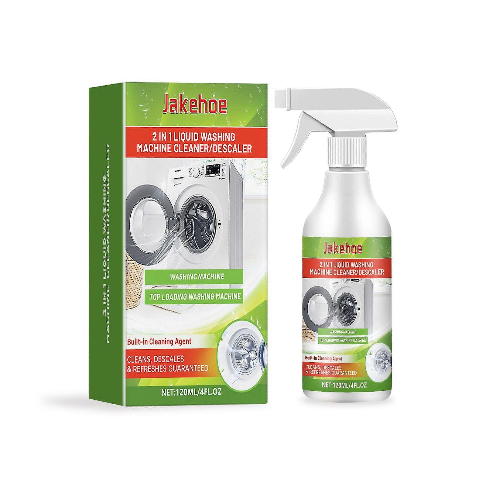 Jakehoe Nettoyant pour machine à laver Chambre à air Nettoyage en profondeur Élimination des taches fortes Décontamination Agent de nettoyage ménager à effets multiples
