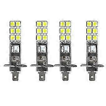 4pcs H1 6000k Super White 80w Led Headlight Kit Fog Driving Light