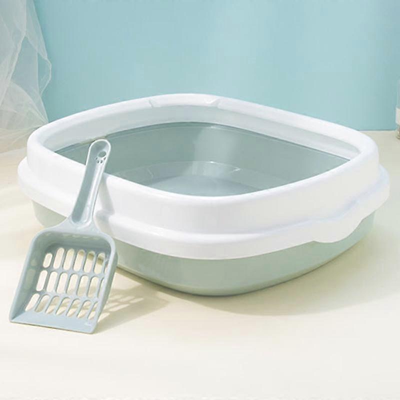 Semi-Closed Pet Cat Litter Box for Small Cats Animals Portable Cat Sandbox Container Removable Kitten Bedpan Cat Accessories